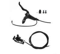 Freno Disco Alluminio Leggero 2 Pistoni per MTB(Left front) | Lega alluminio leggera, 2 pistoni potenti, resistenza termica, uso intenso, nero opaco
