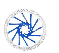 Freno for bicicletta 160 mm/180 mm/203 mm Freno a disco MTB DH Rotori a disco Pastiglie freno idrauliche Float Multicolor Pastiglie freno Parti for bicicletta(203MM Blue)