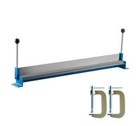 Freno for lamiera 36 pollici 915 mm di lunghezza Piegatrice for metallo portatile Piegatrice for metallo Piegatrice for metallo con 2 morsetti a forma di C Funzionamento semplice adatto ai principiant
