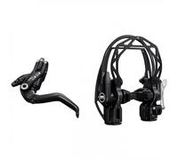 Freno Idraulico Magura HS33 R Nero V-Brake - Leva 2 Dita, Cavo 2000mm, Trekking/City Bike