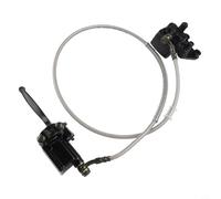 Freno Idraulico Posteriore Completo per Dirt Bike per atv 110cc | Include pinza, per cilindro per maestro, tubo olio, pastiglie e leva, soluzione completa pronta all'uso
