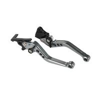 Freno Leve di Frizione Maniglia Leva frizione freno CNC universale per moto da 22 mm e 7/8" adatta alla maggior parte degli accessori per la modifica di moto e scooter. pompa freno leva(Titanium A)