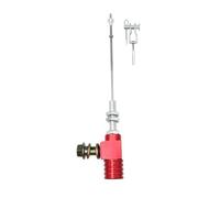 Freno Leve di Frizione Maniglia Pompa freno a stelo per cilindro principale frizione idraulica per moto M10x1,25 mm, adatta per Honda, adatta per Yamaha, adatta per Suzuki pompa freno leva(New Red)