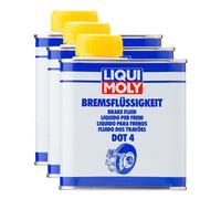 Quad Liquido Freni Liqui Moly DOT4 3x 500 ML Adly/Herchee Aeon Cectek Honda