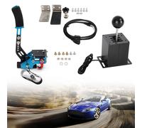 Freno Mano USB con Morsetto e Cambio 7+R H per volante Logitech G29 T300RS/GT #