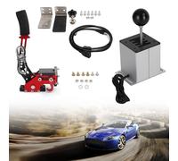Freno Mano USB con Morsetto e Cambio 7+R H per volante Logitech G29 T300RS/GT R