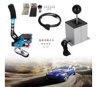 Freno Mano USB con Morsetto e Cambio 7+R H per volante Logitech G29 T300RS/GT T9