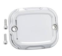 Freno Master cilindro Cappellino per copertura del serbatoio per pompa fluida motociclistica compatibile con Touring Street Electra Road King Softail Modelli(B Chrome)