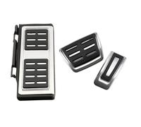Freno Pedale Copertura Tappi Per Skoda Per KAMIQ Per Combi Per SCALA Per Octavia Per Rapid Per Superb Per Karoq Per Kodiaq 2017-2021 Auto Pedali Pedale Pad Copertura Poggiapiedi(Full AT 3 Pcs)