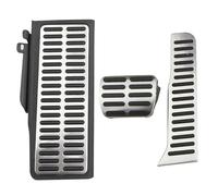 Freno Pedale Per VW Per CC Per Passat B6 B7 R36 Per Line Per Superb Pedali Per In Acciaio Inossidabile LHD Copri Pedale Poggiapiede Freno Acceleratore Pedali Auto(AT with rest)