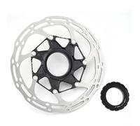 Freno per bicicletta Centerlock progettato per la compatibilità con gli standard comuni del telaio di mountain bike e bici da strada e le interfacce del mozzo (nero, 140 mm)