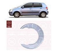 Freno Piastra di Supporto Polvere Protezione - Posteriore L/R - Adatto Getz (TB)