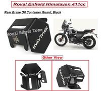 Freno posteriore Royal Enfield "Oil Container Guard" nero "Himalayan 411cc"