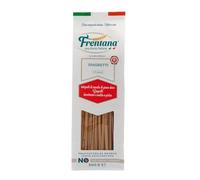 FRENTANA - Spaghetti integrali di grano duro Cappelli, trafilati al bronzo a lenta essiccazione, pasta italiana, lavorazione artigianale, pack da 12 x 500gr