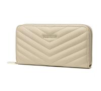 Frentree Portafoglio da donna con protezione RFID e scomparto per cellulare, molto spazio per carte, monete, banconote, beige., Casual