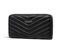 Frentree Portafoglio da donna con protezione RFID e scomparto per cellulare, molto spazio per carte, monete, banconote, Nero , Casual