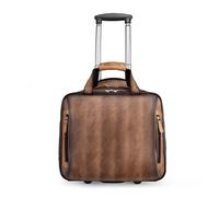 FREOJGU Zaino Trolley Valigia trolley da uomo, borsa da viaggio con ruote, primo strato, borsa da viaggio, borse da uomo(Khaki)