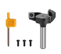 Fresa a 3 bordi per forma a T 8 mm 12 mm gambo 1/2 '' strumento per la lavorazione del legno sostituibile piallatura superficie router