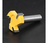 Fresa a 3 taglienti con codolo a T Punta del router Fresa Lavorazione del legno Appiattimento Fresa Utensile pialla Pialla in legno Accessori per cassetti Artigianato 8mm(#1)
