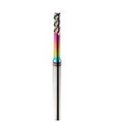 Fresa A Candela In Metallo Duro HRC60 A 3 Taglienti, Fresa A Candela Lunga In Tungsteno Per Router CNC, 1 Mm, 1,5 Mm, 3 Mm, Sette Colori Per Alluminio DLC.(D1.0-L6.0-H04)