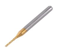 Fresa a Candela, Premium Titanio Rivestito Mulino Set Carburo di Cemento CNC Frese Frese Per Incisione Carving Drill Strumenti(1.2mm), Fresa