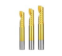 Fresa a candela singola con gambo da 4 mm/6 mm, punte for fresa a spirale HRC60° for taglio di legno/plastica, fresa a candela singola(6x25x60mm)