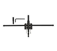 Fresa a Compasso Regolabile da 30 a 200mm per la Lavorazione del Legno Cartongesso Compensato Laminati Punta da Trapano Taglio Rotondo Sega a Tazza