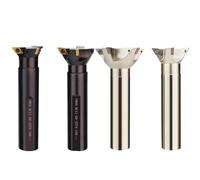 Fresa a di rondine CNC da 25 mm a 80 mm, 60/55 gradi(DC11-D40-C25-3T-160,60°)