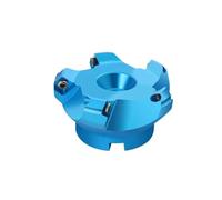 Fresa a disco for tornio CNC AL-KM12-50/63/80/100 in lega di alluminio, fresa a spianare volante 45°SEHT1204(63-22-4T)