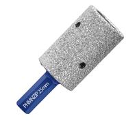 Fresa a Dita Diamantata 25 mm con Adattatore a Codolo HEX Diamantatas Frese per Allargare i Fori Modellare Lucidare Smerigliare su Piastrelle di Ceramica Porcellana Marmo Granito Pietra Artificiale