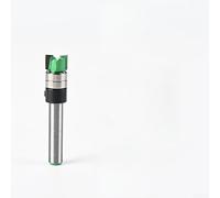 Fresa a doppio cuscinetto con lama in acciaio per scanalatura e profilatura precise, punta per fresatura inferiore per la lavorazione del legno, verde