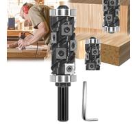 Fresa A Filo, Fresa Intercambiabile Albero 12mm Fresa A Spirale In Metallo Duro Integrale Fresa Copiare Per Fresatrice Verticale Diametro Taglio 30mm Fresa Filo Cuscinetti Sfera Superiore E Inferiore