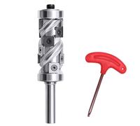 Fresa a filo indicizzabile 12mm pecora, diametro di taglio 30mm scanalatura a spirale fresa copia router, fresa a filo router con cuscinetto a sfera fresa per legno per la lavorazione dei bordi