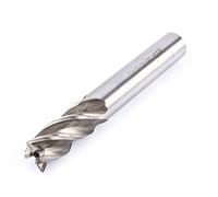 Fresa a punta a 4 scanalature, utensile taglio per punte dritte CNC HSS 12 mm per fresatura di tipi di metallo 12 x 26 x 83 mm