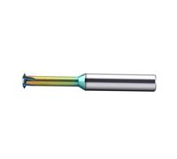 Fresa a spirale a dente singolo Macchina CNC Fresa a filo a dente singolo in metallo duro M1 M1.6 M2 M3 M4 M5 M6 M8 M10 M12 M14 Fresa(For Aluminum,M2.0X0.35XD4X50L)