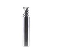Fresa a spirale con gambo da 3,175 mm, fresa a flauto singolo, for CNC 3D, taglio for incisione for legno(D6x12x6Dx50L)