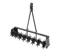 Fresa a stella con 8 denti rimovibili, attrezzo da giardino versatile per allentare il terreno e la preparazione delle sementi, senza gambo coltivatore per coltivare trattori o ATV
