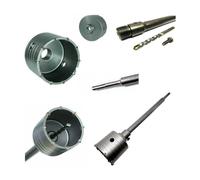 FRESA A TAZZA 110 MM CAROTATRICE CON ASTA SDS PLUS 60 CM CALCESTRUZZO CEMENTO