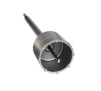 FRESA A TAZZA 110 MM CAROTATRICE MURO ASTA PROLUNGA 35 CM PER TRAPANO SDS PLUS