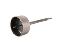 Fresa a tazza 125 mm carotatrice muro asta sds plus 50 cm prolunga da trapano