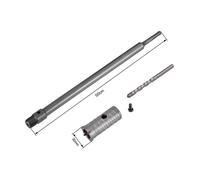 FRESA A TAZZA 30 MM ASTA PROLUNGA 50 CM PER TRAPANO ATTACCO SDS PLUS