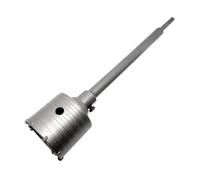 FRESA A TAZZA CAROTATRICE 80 MM ASTA BAR SDS PLUS 60 CM PROLUNGA PUNTA TRAPANO