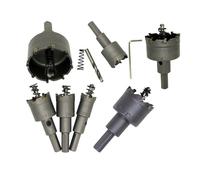 FRESA A TAZZA CON PUNTA PER TRAPANO MURO METALLO LEGNO ACCIAIO DA 20 A 80MM