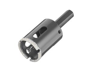Fresa a tazza diamantata da trapano per gres 10 mm Fervi p031/10