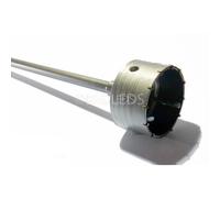 FRESA A TAZZA MM 40 CAROTATRICE CON ASTA SDS MAX 350 MM CEMENTO MURO MATTONI