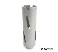 Fresa al diamante per carotatrice Ø 52 mm - lunghezza 160mm