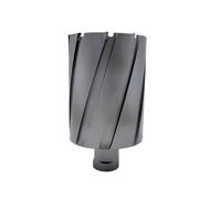 Fresa anulare TCT da 61-100 mm x 100 mm. Punta da trapano in lega dura da 4 pollici. Sega a tazza in metallo duro da 100 mm con attacco Weldon da 1-1/4" (31,75 mm).(61x100mm)