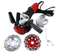 Fresa Calcestruzzo Set Flex Smerigliatrice+Aspirazione Polvere+2 X Diamante