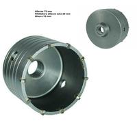 FRESA CAROTATRICE A TAZZA 70 MM PER MURO FRESE PIETRA CALCESTRUZZO CEMENTO