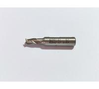 Fresa Cilindrica Frontale ∅ 4mm HSS+Co a 3 Taglienti Codolo 6mm CORTA Weldon